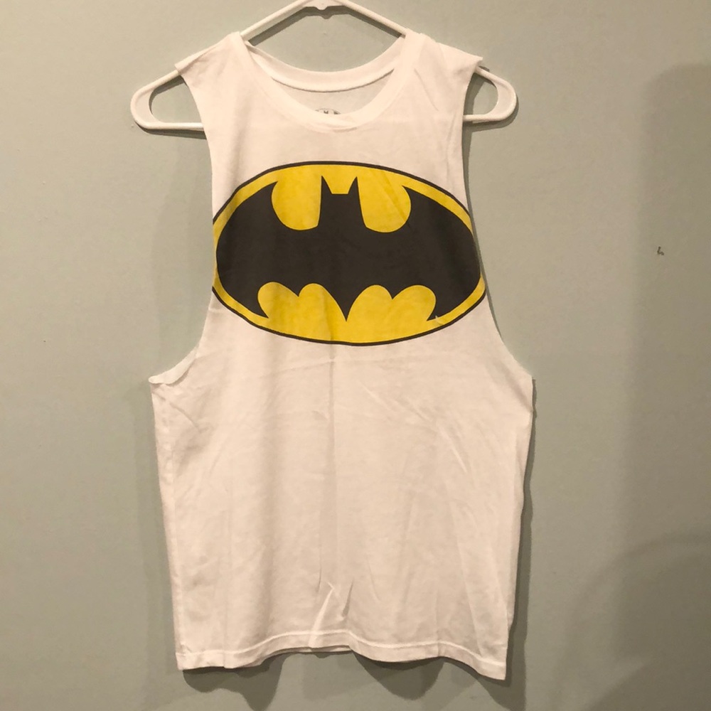BATMAN WHITE WOMEN’S TANK SIZE S